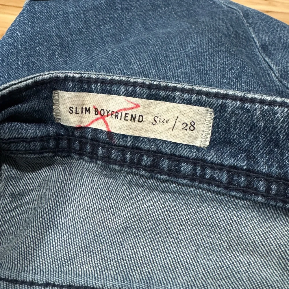Anthropologie Dark Blue Denim Jean Shorts - Picture 4 of 5
